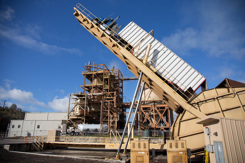 Biomass Unload